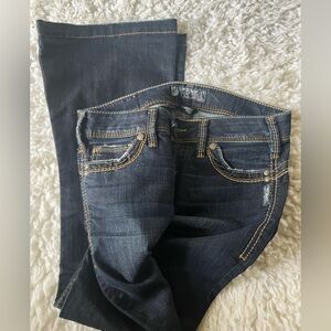 Silver Jeans Women's Dark Blue Skinny Jeans